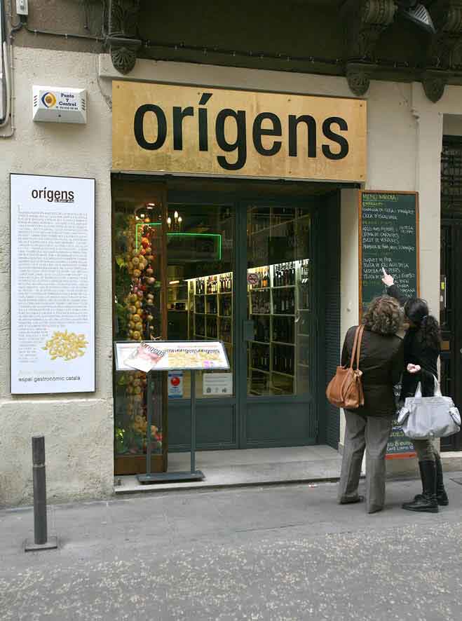 Restaurante en Gracia, Barcelona (Ramon y Cajal 12), La Llavor dels Origens, fachada, gastronomía catalana